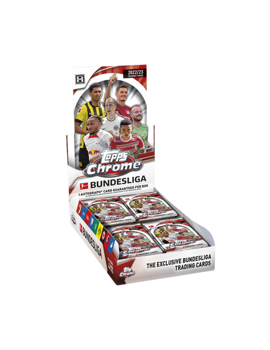 2022/23 Topps Chrome Bundesliga Soccer Hobby 12-Box Case Break